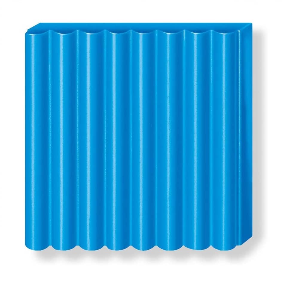 Pasta de modelar arcilla polimerica fimo 57 gr azul translucido