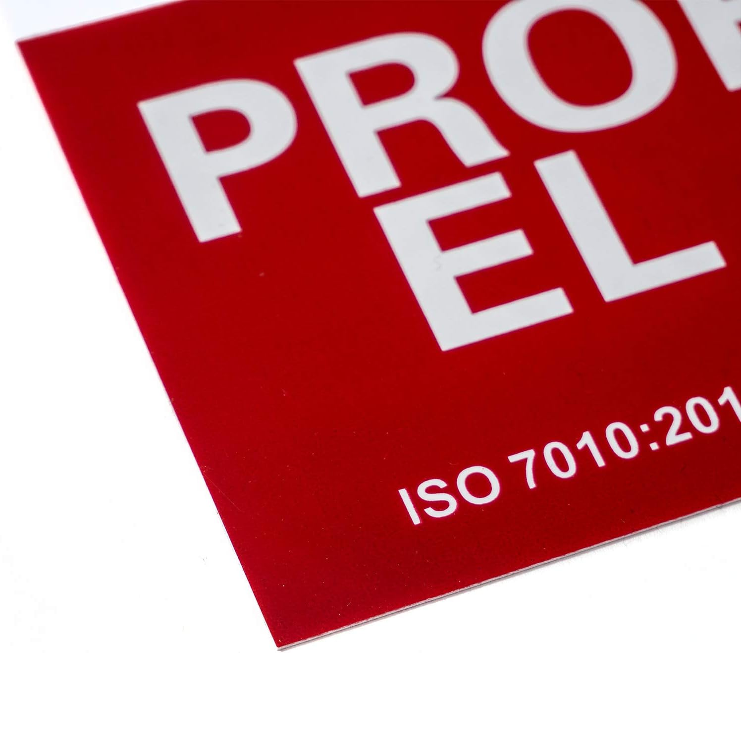 Señal Prohibido el paso PVC 21x30 cm