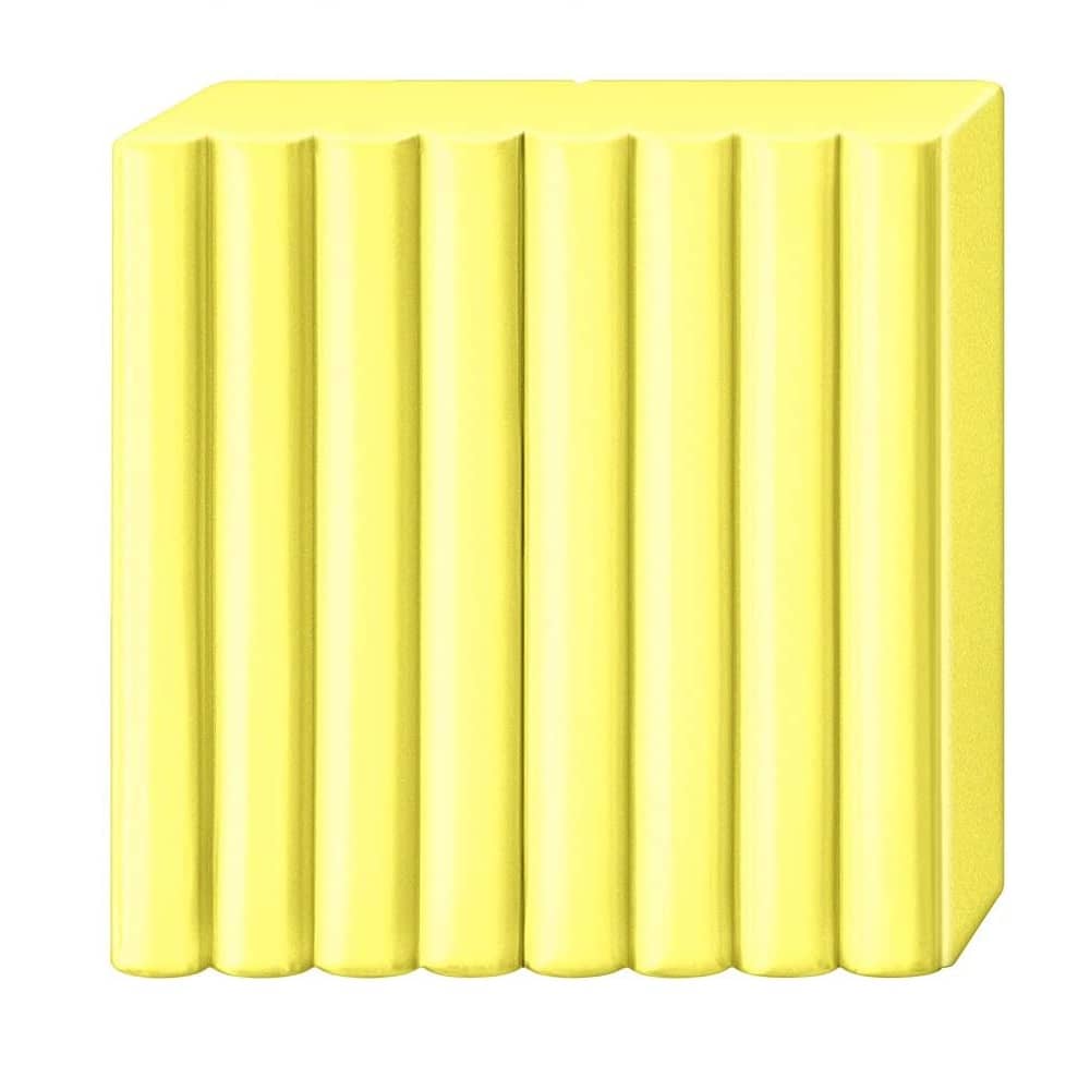 Pasta de modelar arcilla polimerica fimo 57 gr amarillo translucido