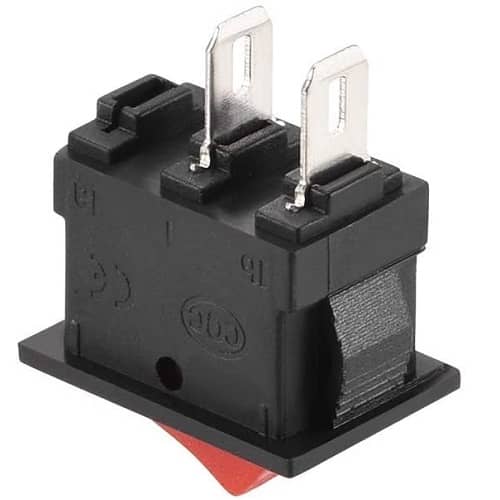 Interruptor universal 2 pin on-off  Rojo 3 A