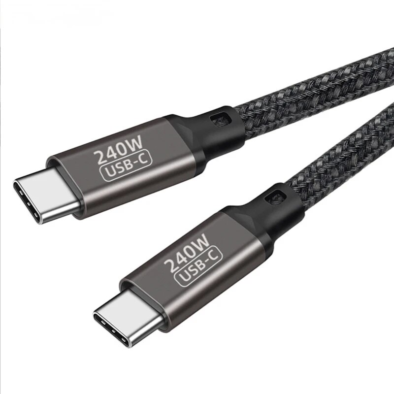 Cable USB C Macho a USB-C Macho PD3.1 240W 5A/48V 3 M Negro