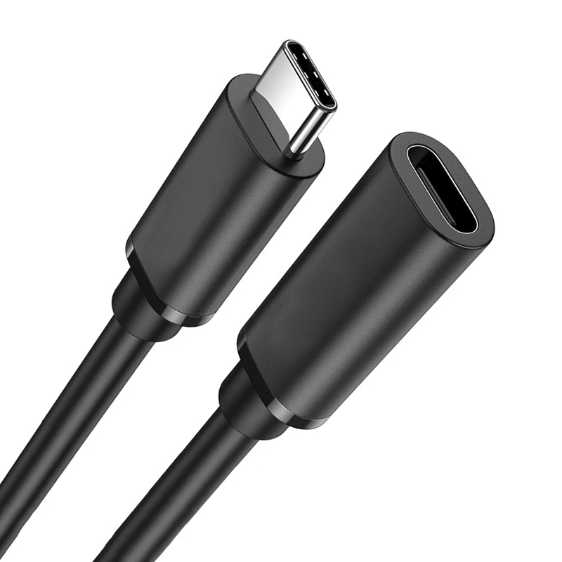 Cable extensor USB-C 2 M Negro