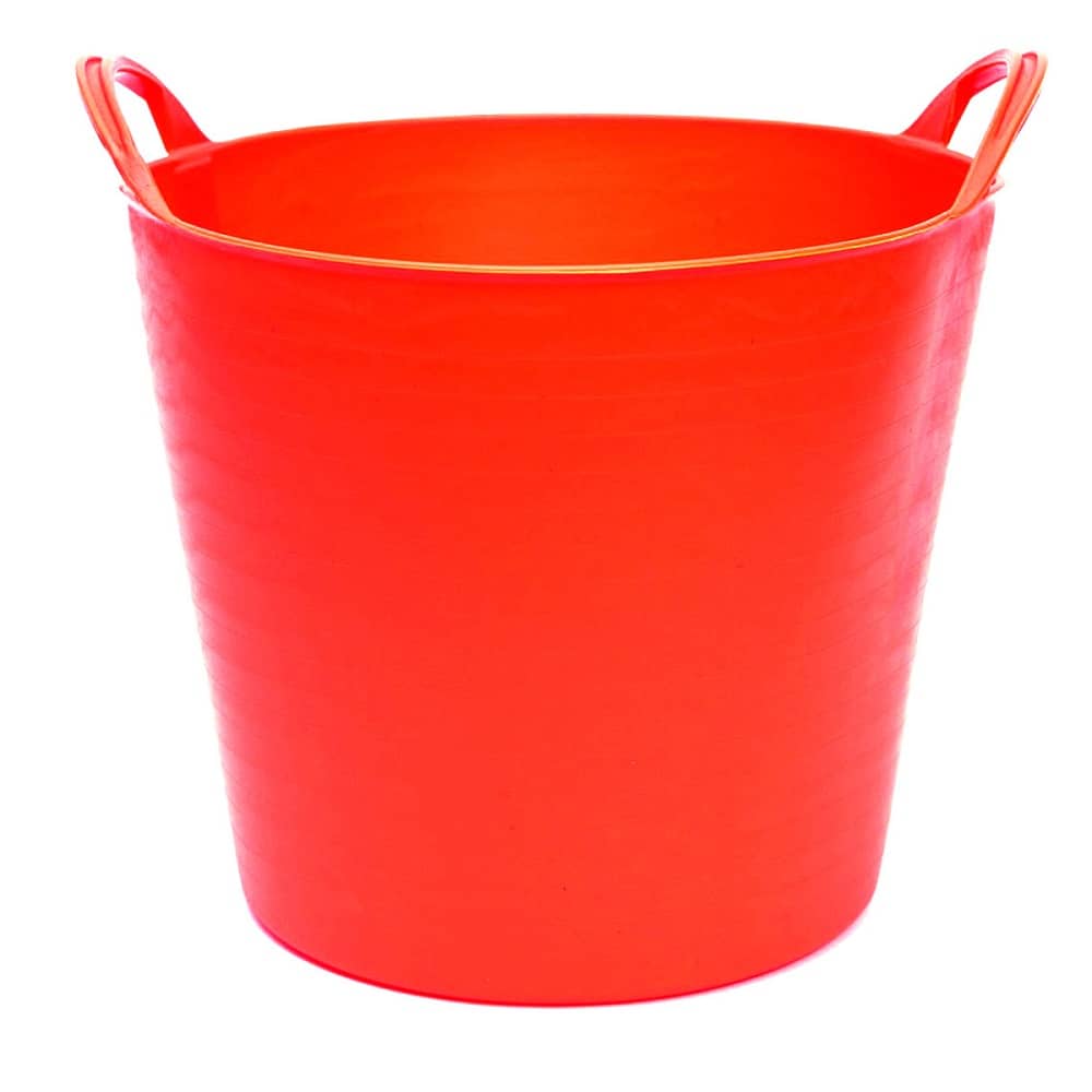 Capazo plastico 25 Litros Rojo