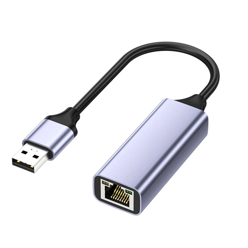 Adaptador USB C a Ethernet  Plateado