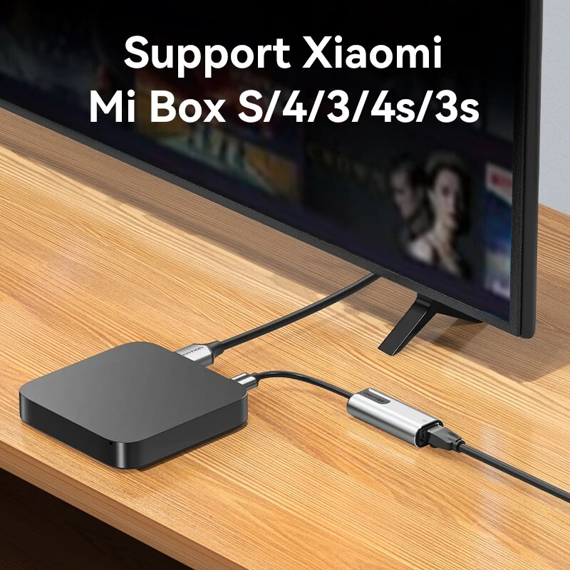 Adaptador USB C a Ethernet  Plateado