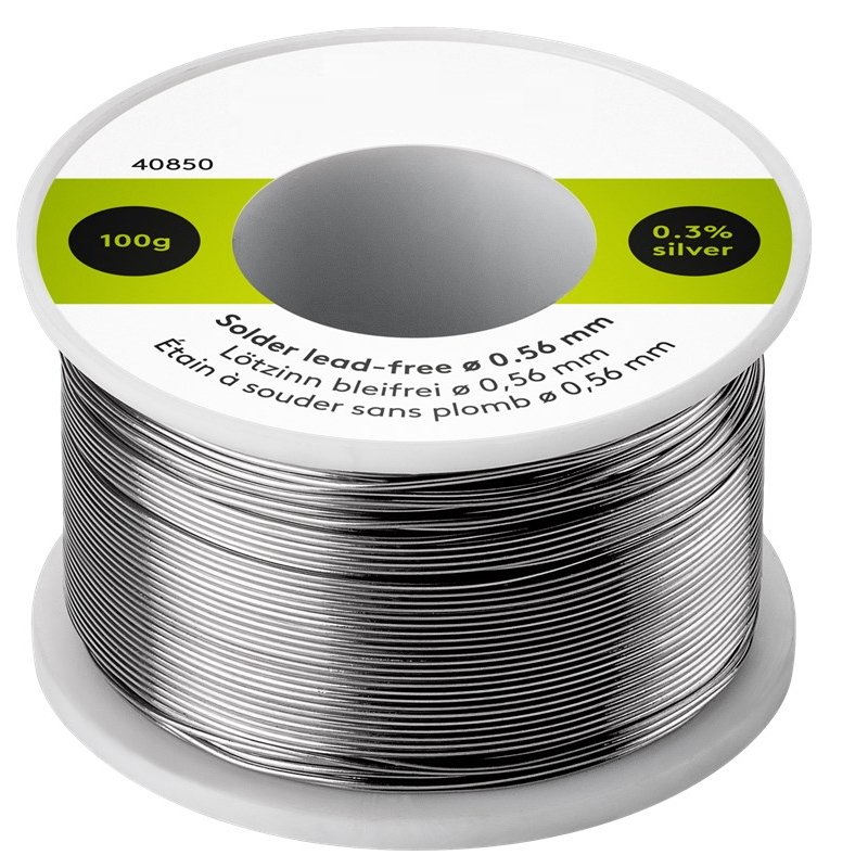 Estaño para soldar sin plomo 100 gr 0.56 mm