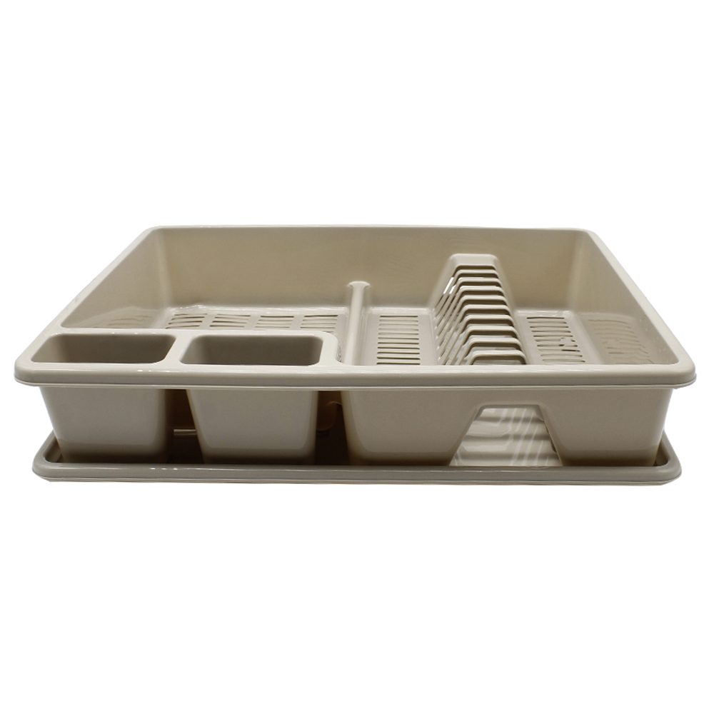 Escurreplato de plastico  Beige