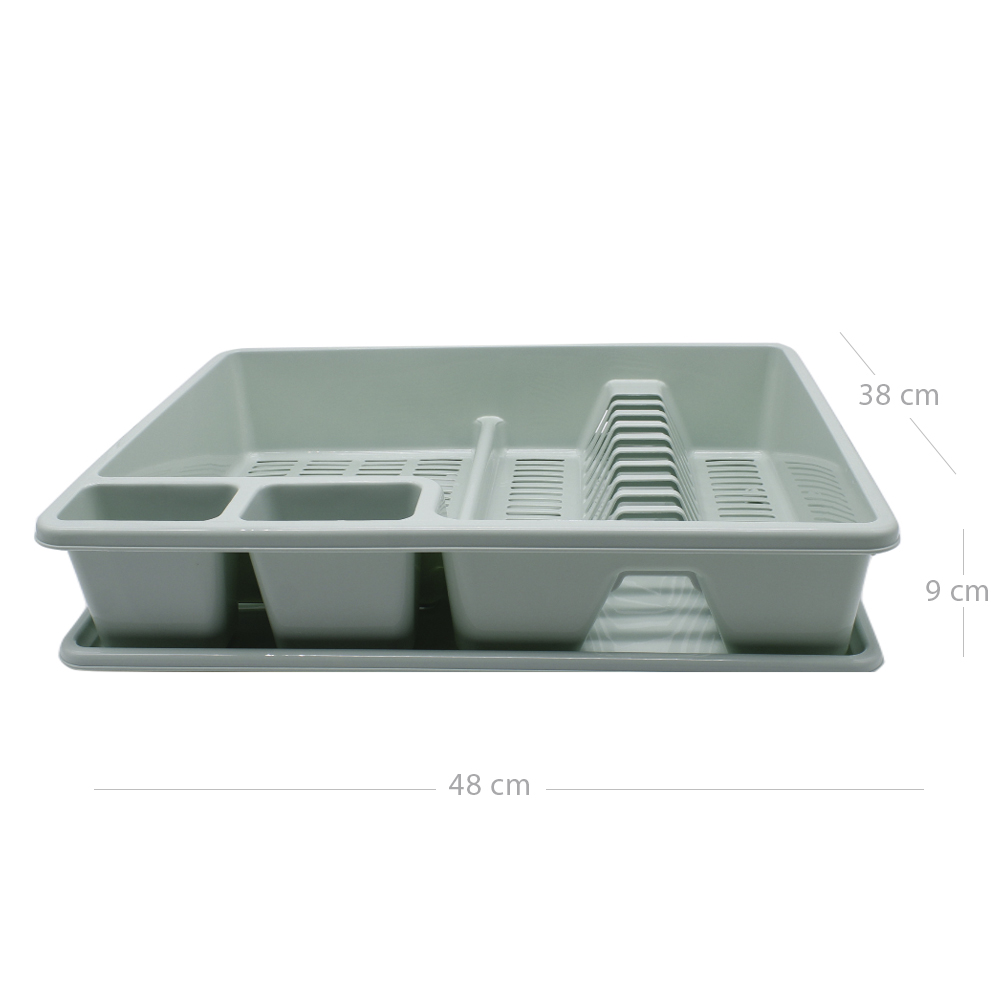 Escurreplato de plastico  Verde claro