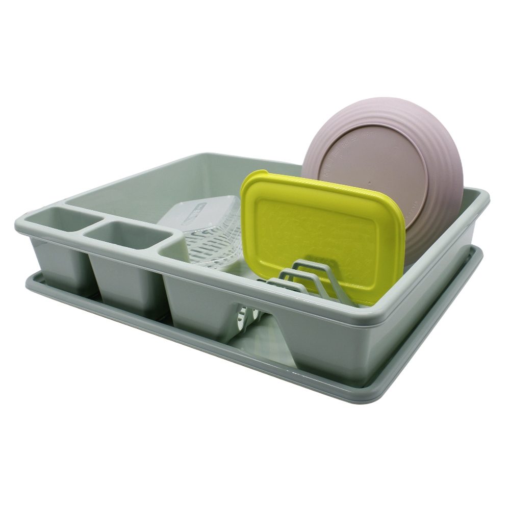 Escurreplato de plastico  Verde claro