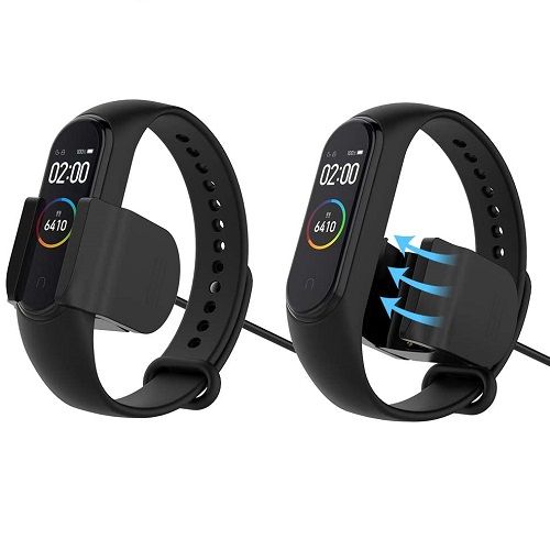 Cable USB carga y sincronizacion Xiaomi mi Band 4 con clip 1 M Negro