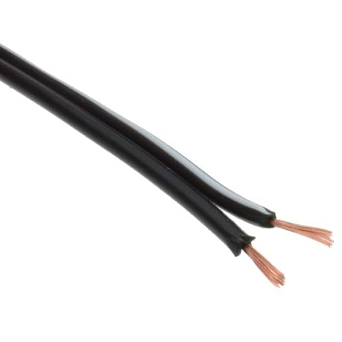 Cable de alimentación DC 5.5x2.5mm hembra a bornes 2 M Negro 2 M Negro
