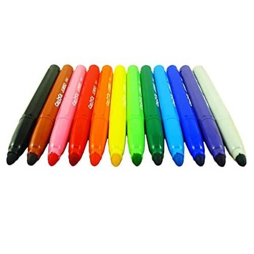 Caja 12 rotuladores carioca de Colores punta maxi  Multicolor