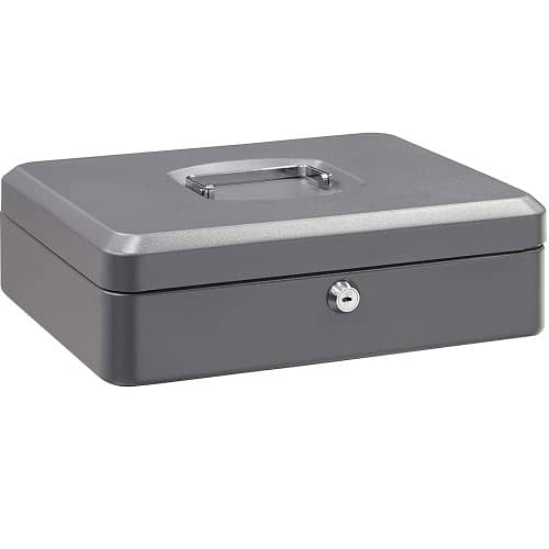 Caja fuerte metalica portatil caudales gigante  Gris