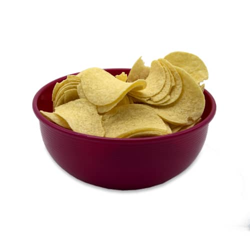 Cuenco de plastico para comida 17 cm Rosa