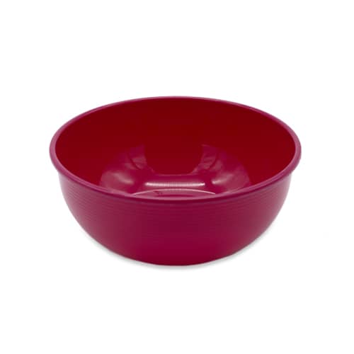 Cuenco de plastico para comida 17 cm Rosa