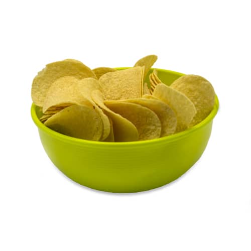 Cuenco de plastico para comida 17 cm Verde