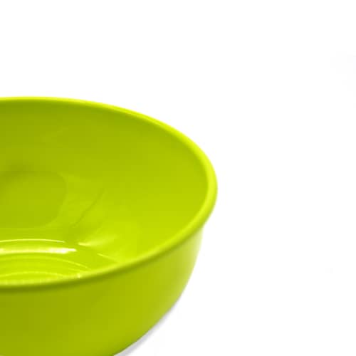 Cuenco de plastico para comida 17 cm Verde