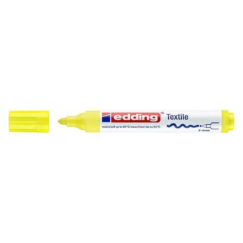 Edding 4500 Marcador para tela Punta conica fluor  Amarillo