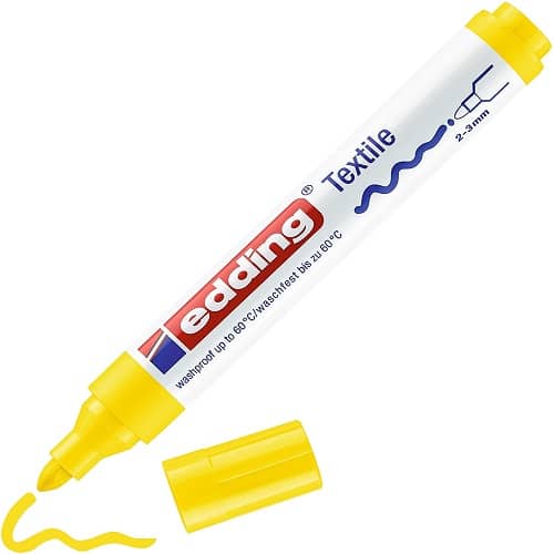 Edding 4500 Marcador para tela Punta conica  Amarillo
