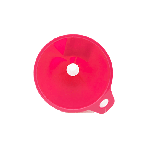 Embudo de plastico 8 cm Rosa
