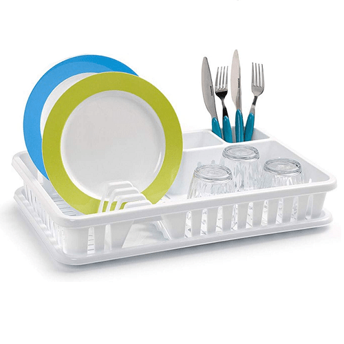 Escurreplato de plastico  Blanco