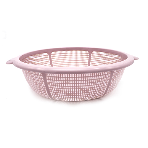 Escurridor verduras plastico 31 cm Rosa claro