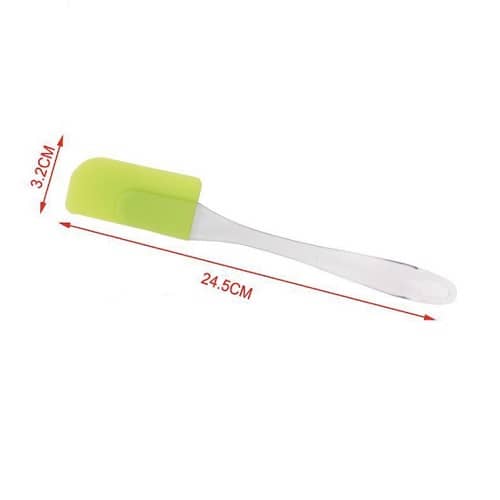 Espatula de silicona para reposteria 24.5  Multicolor