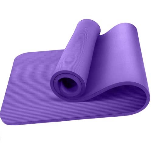 Esterilla Yoga Antideslizante entrenamiento 61x183 cm Morado