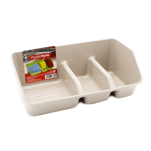 Organizador fregadero estropajero plastico  Beige