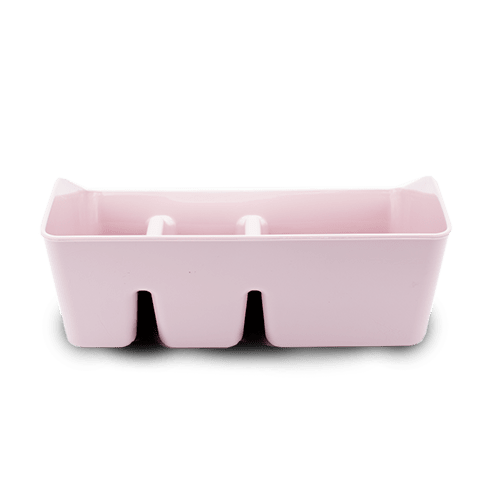 Organizador fregadero estropajero plastico  Rosa claro