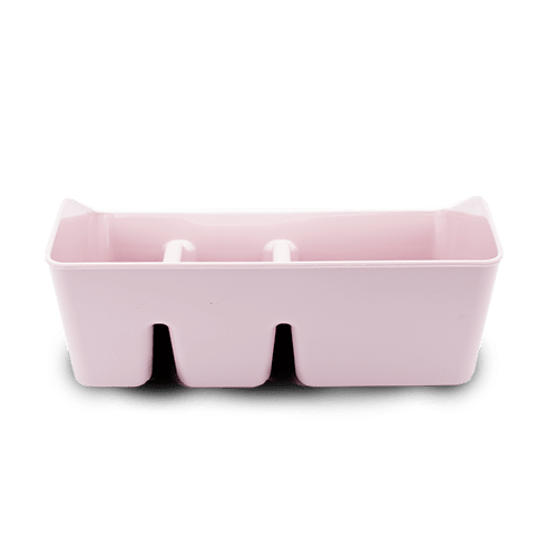 Organizador fregadero estropajero plastico Rosa claro