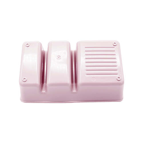 Organizador fregadero estropajero plastico  Rosa claro