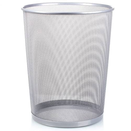 CABLEPELADO Papelera Q-Connect plastico Malla 19 litros Negro
