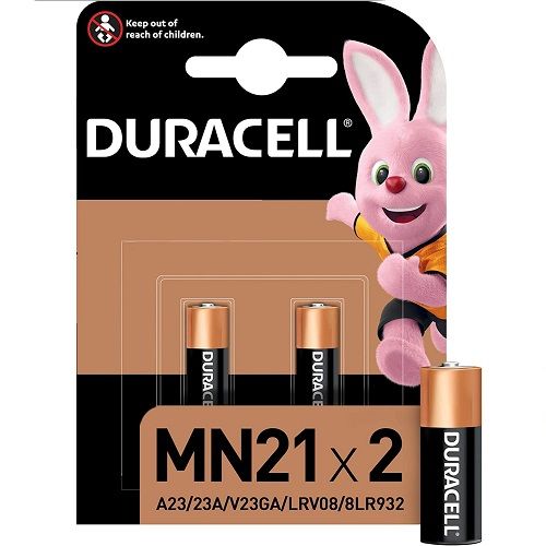 Pila duracell MN21 LR23 12 v pack 2 pilas