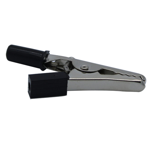 Pinza de cocodrilo 45 mm Negro