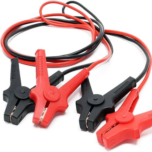 Pinzas de bateria de Coche y Motos 2.5 M rojo-negro 2000 A