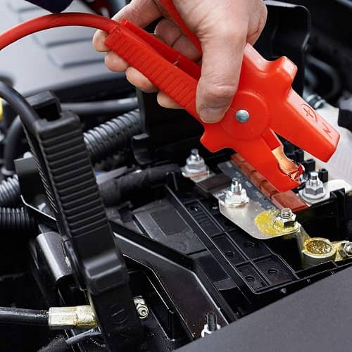 Pinzas de bateria de Coche y Motos 2.5 M rojo-negro 2000 A