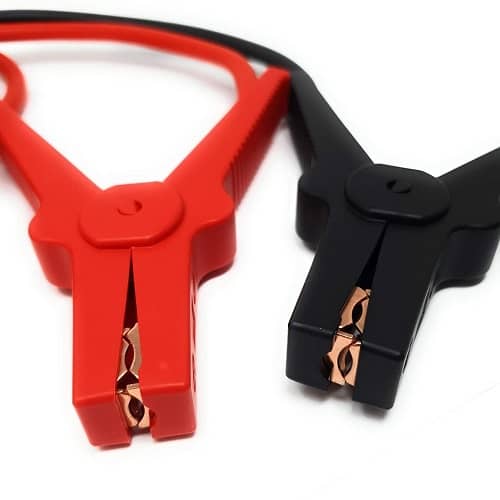 Pinzas de bateria de Coche y Motos 2.5 M rojo-negro 2000 A