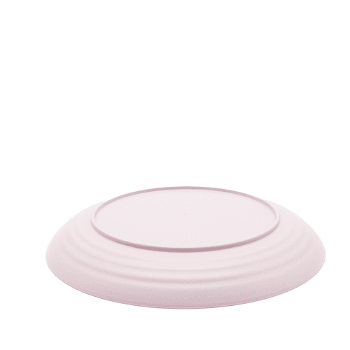 Plato plastico clasico 22 cm Rosa claro