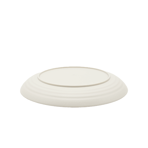 Plato plastico clasico 22 cm Beige