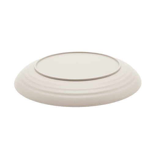 Plato plastico clasico 22 cm Marron