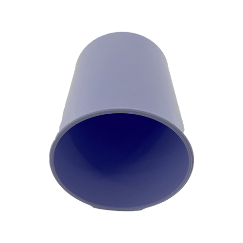 Portalapices plastico redondo  Azul claro