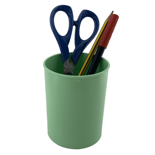 Portalapices plastico redondo  Verde claro