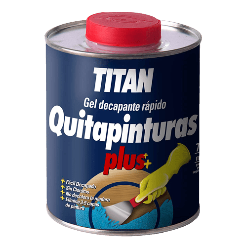 Quitapinturas plus titanlux gel decapante rapido 750 ml