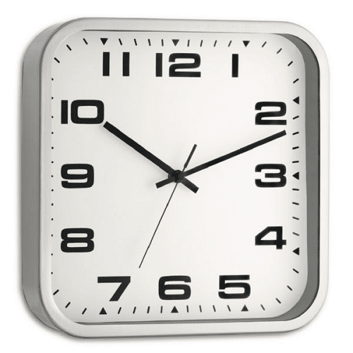 Reloj de pared 27.5 cm  Blanco