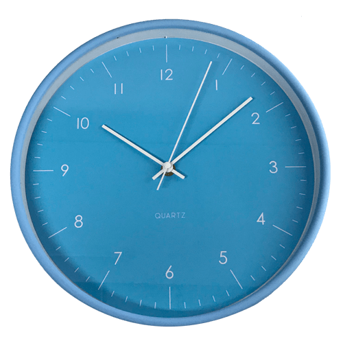 Reloj de pared camden 30 cm  Azul