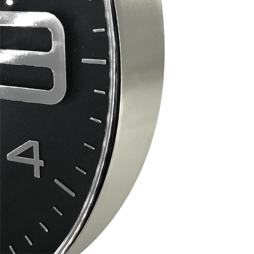 Reloj de pared moderno 30 cm  Negro