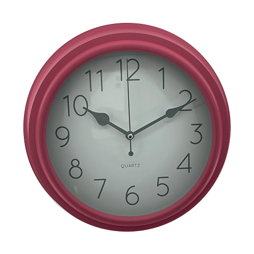 Reloj pared moderno parnell 25 cm  Fucsia