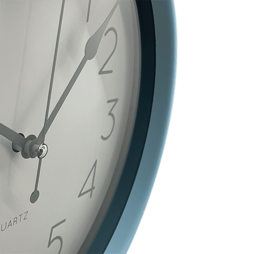 Reloj pared moderno parnell 25 cm  Azul