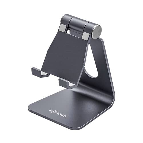 Soporte de sobremesa para telefono-tablet  Gris